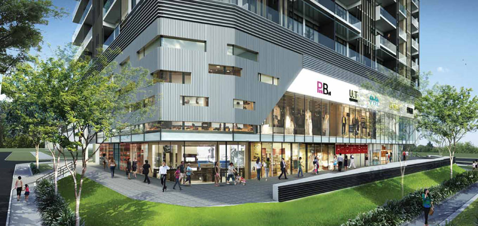 King Albert Park Retail Shops - Available for Sales (Artist Impression only)